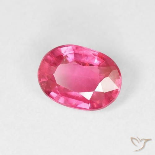 1.20 ct Pink Ruby Stone, Natural Ruby in Oval Facet Shape for Sale