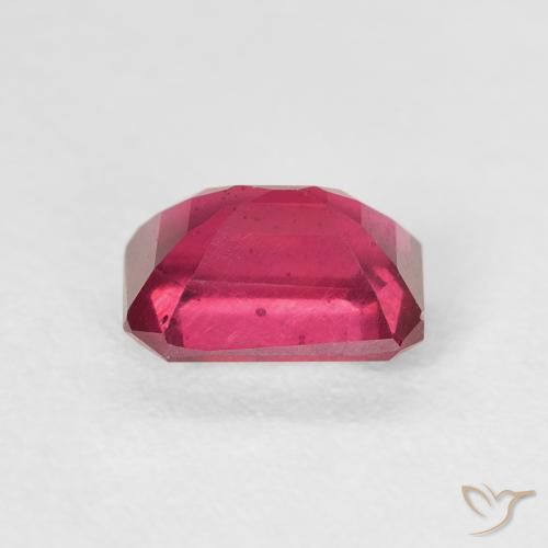 Ruby Gemstone in 7 x 5 mm (calibrated) Size for Sale, Ruby Stone in Dark Red Color