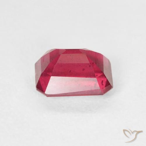 Ruby Gemstone in 7 x 5 mm (calibrated) Size for Sale, Ruby Stone in Jam Red Color