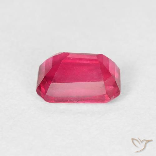 Ruby Gemstone in 6 x 4 mm (calibrated) Size for Sale, Ruby Stone in Pinkish Red Color
