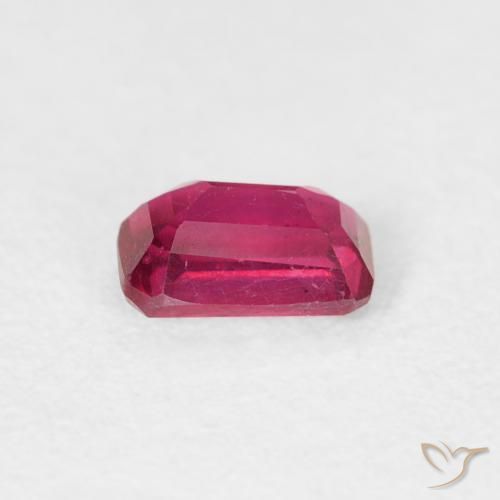 Ruby Gemstone in 5.8 x 3.8 mm Size for Sale, Ruby Stone in Light Red Color