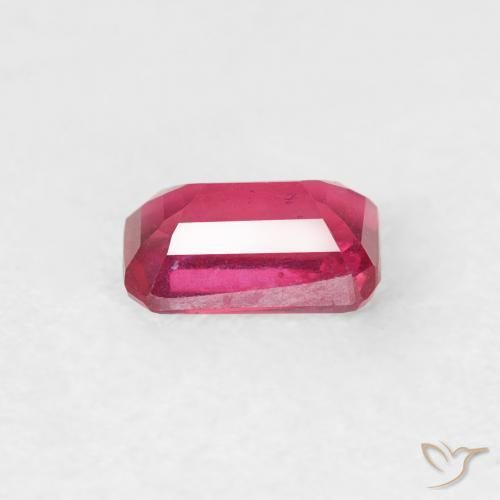 Ruby Gemstone in 5.8 x 3.7 mm Size for Sale, Ruby Stone in Light Red Color