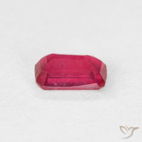 Ruby Gemstone in 5.8 x 3.7 mm Size for Sale, Ruby Stone in Light Red Color