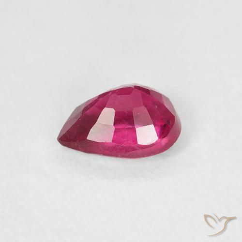 Ruby Gemstone in 5.8 x 4.2 mm Size for Sale, Ruby Stone in Pinkish Red Color