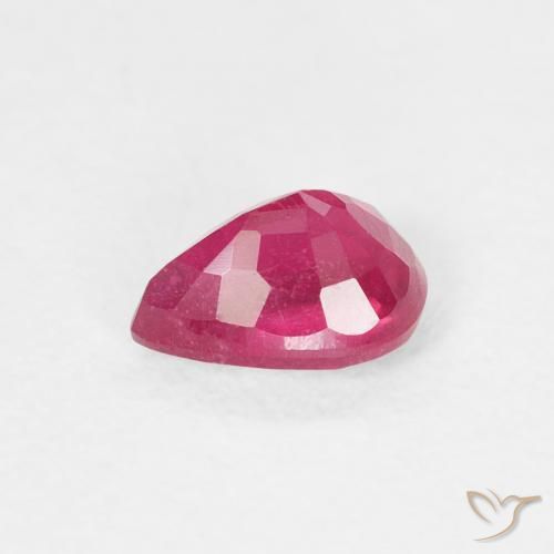 Ruby Gemstone in 6.2 x 4.3 mm Size for Sale, Ruby Stone in Jam Red Color