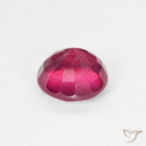 Ruby Gemstone in 5.5 mm (calibrated) Size for Sale, Ruby Stone in Light Red Color