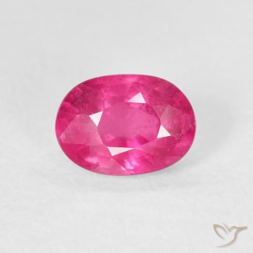 1.16ct Natural Deep Magenta Ruby, Oval, VS