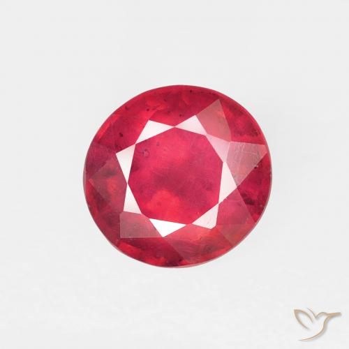 1.06ct Natural Deep Crimson Ruby, Round, VS