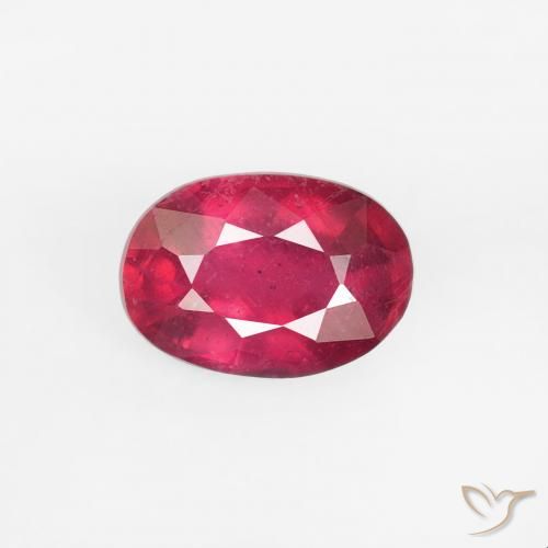 0.77ct Natural Deep Crimson Ruby, Oval, VS-SI
