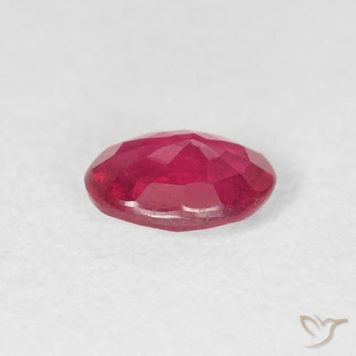 Ruby Gemstone in 6 x 4 mm (calibrated) Size for Sale, Ruby Stone in Jam Red Color