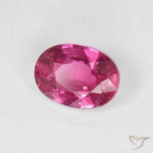 1.16 ct Pink Ruby Stone, Natural Ruby in Oval Facet Shape for Sale