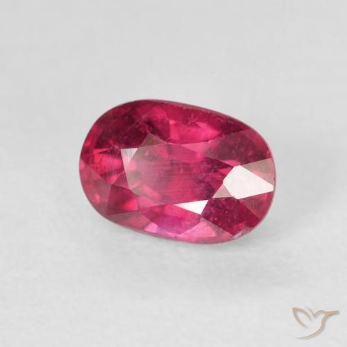 1.47 ct Pink Ruby Stone, Natural Ruby in Oval Facet Shape for Sale
