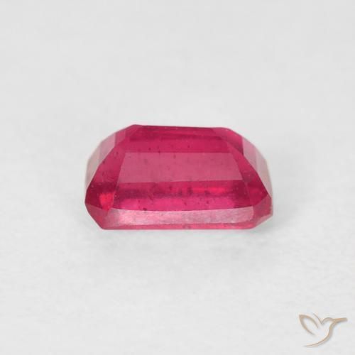 Ruby Gemstone in 6 x 3.8 mm Size for Sale, Ruby Stone in Medium Red Color