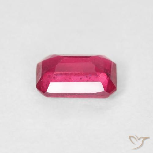Ruby Gemstone in 6 x 4 mm (calibrated) Size for Sale, Ruby Stone in Reddish Pink Color