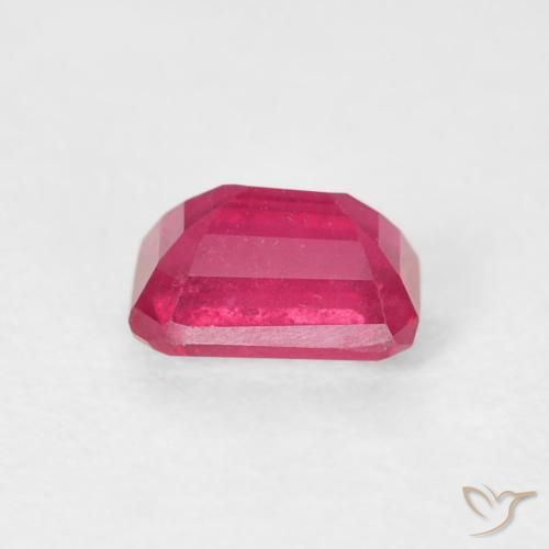 Ruby Gemstone in 6 x 4 mm (calibrated) Size for Sale, Ruby Stone in Reddish Pink Color