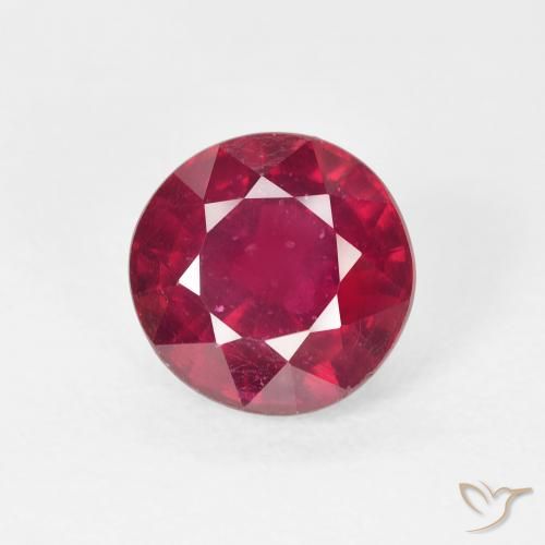 3.37ct Natural Deep Crimson Ruby, Round, VS