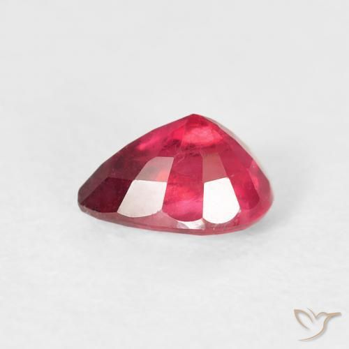 Ruby Gemstone in 6 x 4 mm (calibrated) Size for Sale, Ruby Stone in Deep Crimson Color