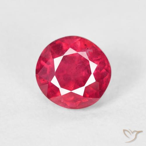 1.06ct Natural Jam Red Ruby, Round, VS