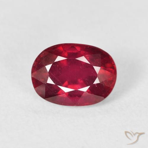 2.17ct Natural Dark Red Ruby, Oval, VS