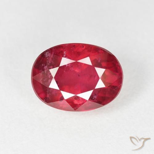 2.49ct Natural Deep Crimson Ruby, Oval, VS