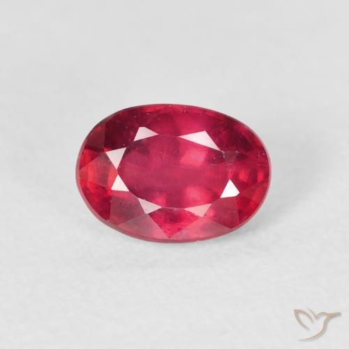 1.83ct Natural Jam Red Ruby, Oval, VS