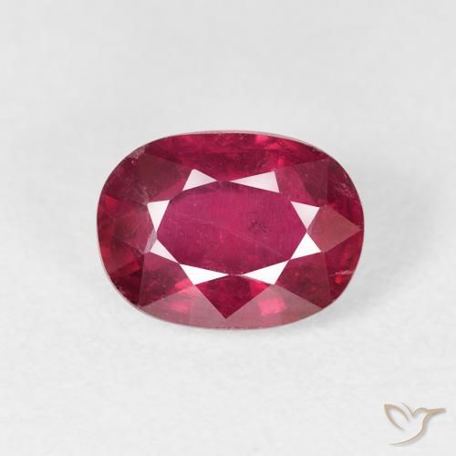 2.05ct Natural Blood Red Ruby, Oval, VS