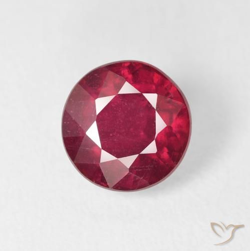 2.51ct Natural Blood Red Ruby, Round, VS-SI