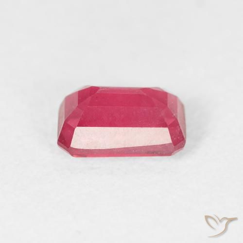 Ruby Gemstone in 6 x 4 mm (calibrated) Size for Sale, Ruby Stone in Pinkish Red Color