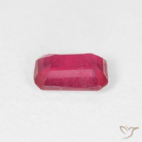 Ruby Gemstone in 6 x 4 mm (calibrated) Size for Sale, Ruby Stone in Medium Red Color