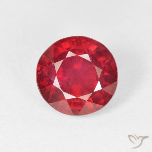 2.92ct Natural Jam Red Ruby, Round, VS