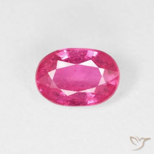 1.11ct Natural Pinkish Red Ruby, Oval, VS