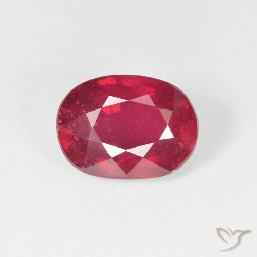 2.19ct Natural Jam Red Ruby, Oval, VS-SI