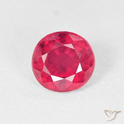 1.06ct Natural Hot Pink Ruby, Round, VS