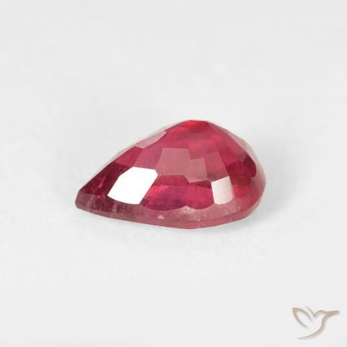 Ruby Gemstone in 6.9 x 4.7 mm Size for Sale, Ruby Stone in Deep Crimson Color