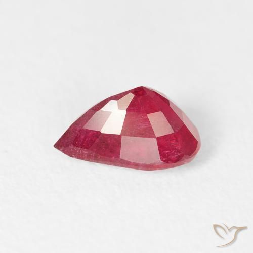 Ruby Gemstone in 6.7 x 4.5 mm Size for Sale, Ruby Stone in Jam Red Color