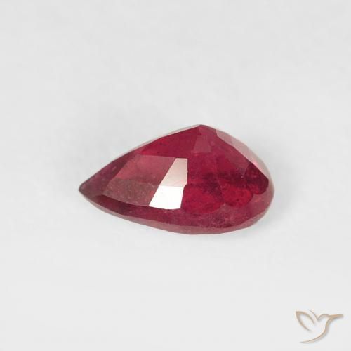 Ruby Gemstone in 5.8 x 3.8 mm Size for Sale, Ruby Stone in Deep Crimson Color