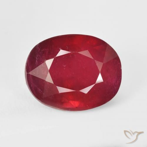12.89ct Natural Jam Red Ruby, Oval, VS