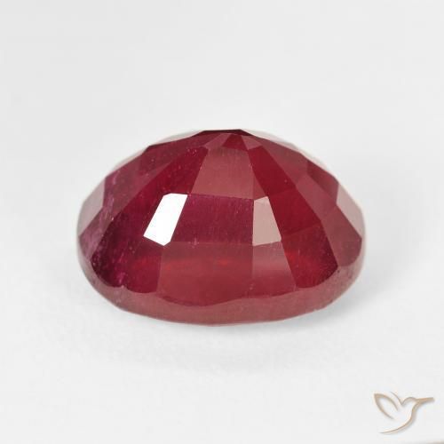 Ruby Gemstone in 14 x 11.1 mm Size for Sale, Ruby Stone in Jam Red Color