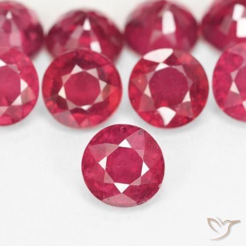 1.39ct Deep Crimson Ruby, Round, VS