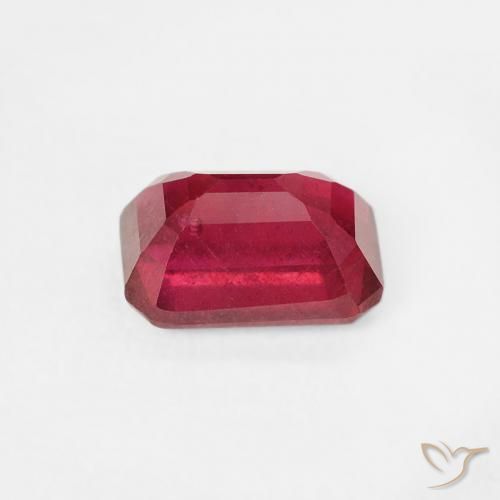 Ruby Gemstone in 6 x 4 mm (calibrated) Size for Sale, Ruby Stone in Deep Crimson Color