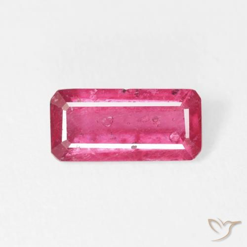 1.91ct Natural Light Red Ruby, Emerald Cut, VS-SI
