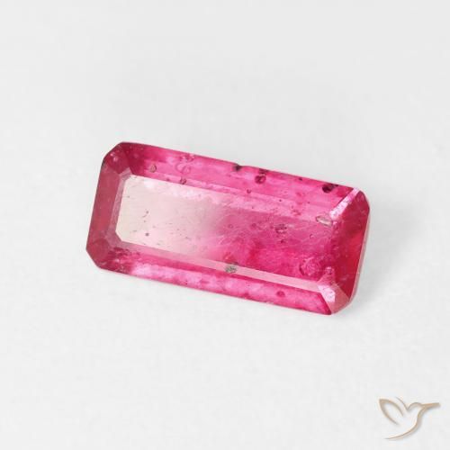 1.91 ct Red Ruby Stone, Natural Ruby in Octagon Step Cut Shape for Sale