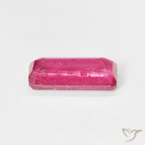 Ruby Gemstone in 10 x 4.8 mm Size for Sale, Ruby Stone in Light Red Color