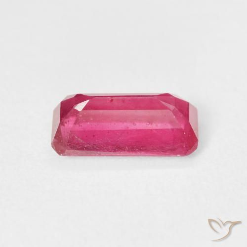 Ruby Gemstone in 10 x 5.7 mm Size for Sale, Ruby Stone in Light Red Color