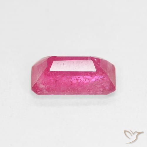 Ruby Gemstone in 9.7 x 5.8 mm Size for Sale, Ruby Stone in Hot Pink Color