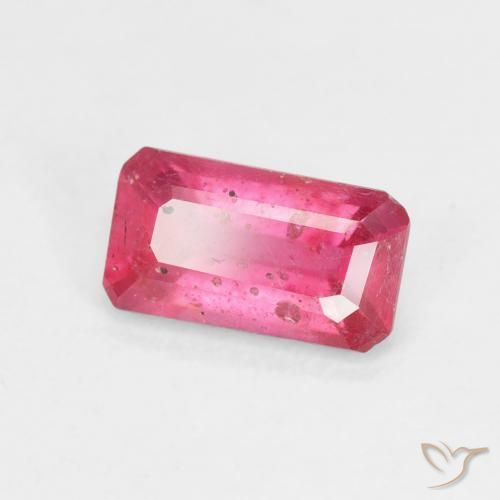 1.92 ct Pink Ruby Stone, Natural Ruby in Octagon Step Cut Shape for Sale