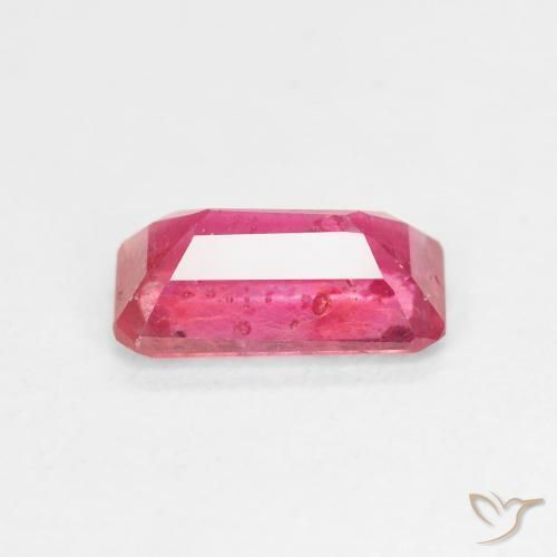 Ruby Gemstone in 9.2 x 5.1 mm Size for Sale, Ruby Stone in Hot Pink Color