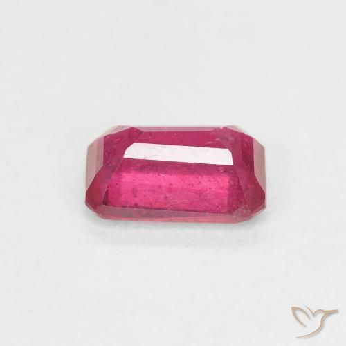 Ruby Gemstone in 6 x 4 mm (calibrated) Size for Sale, Ruby Stone in Hot Pink Color