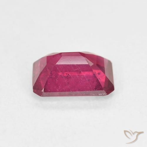 Ruby Gemstone in 7 x 5 mm (calibrated) Size for Sale, Ruby Stone in Hot Pink Color