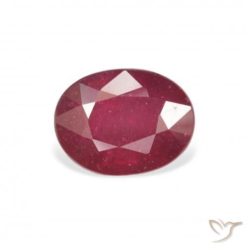 3.18ct Natural Blood Red Ruby, Oval, VS